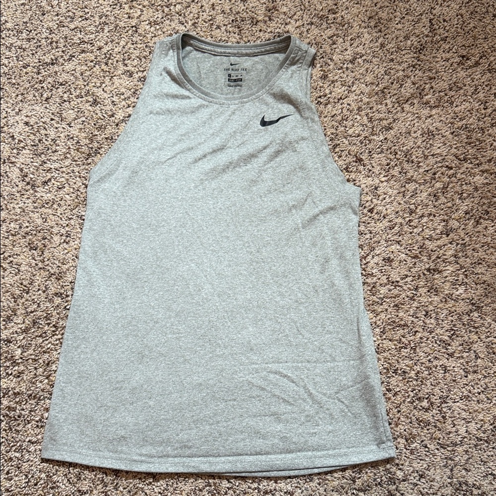 Nike Heather Gray Athletic Tank